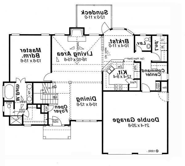 First Floor image of CONCORD House Plan